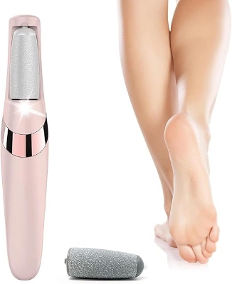 Picture of Electric Foot Callus Remover Foot Dead Skin Remover Rechargeable Foot Scrubber Grinder Professional Pedicure Tools Feet Care 