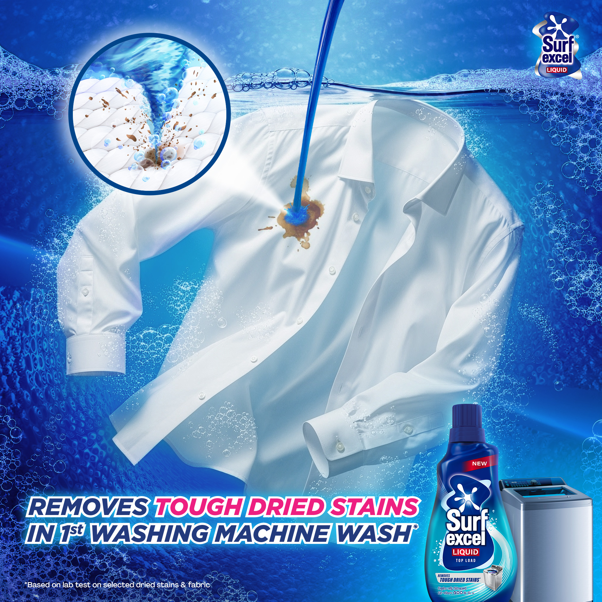 Picture of Surf Excel Liquid Detergent Top Load 500ml (Bundle of 2)