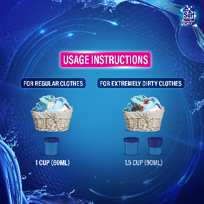 Picture of Surf Excel Liquid Detergent Top Load 500ml (Bundle of 2)