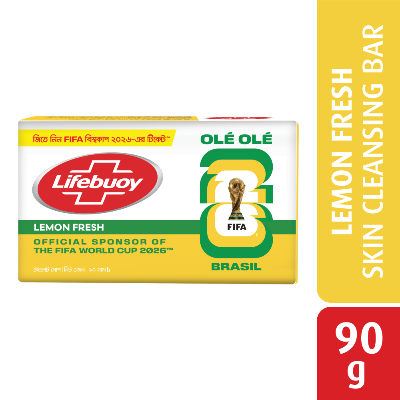 Picture of Lifebuoy Skin Cleansing Soap Bar Lemon Fresh 90g (Bundle of 2)