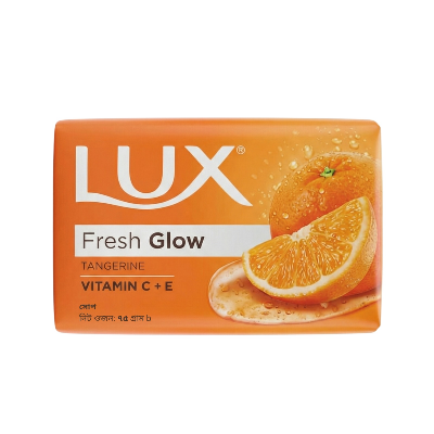 Picture of Lux Soap Bar Fresh Glow Tangerine & Vitamin C + E 75g (Bundle of 2)