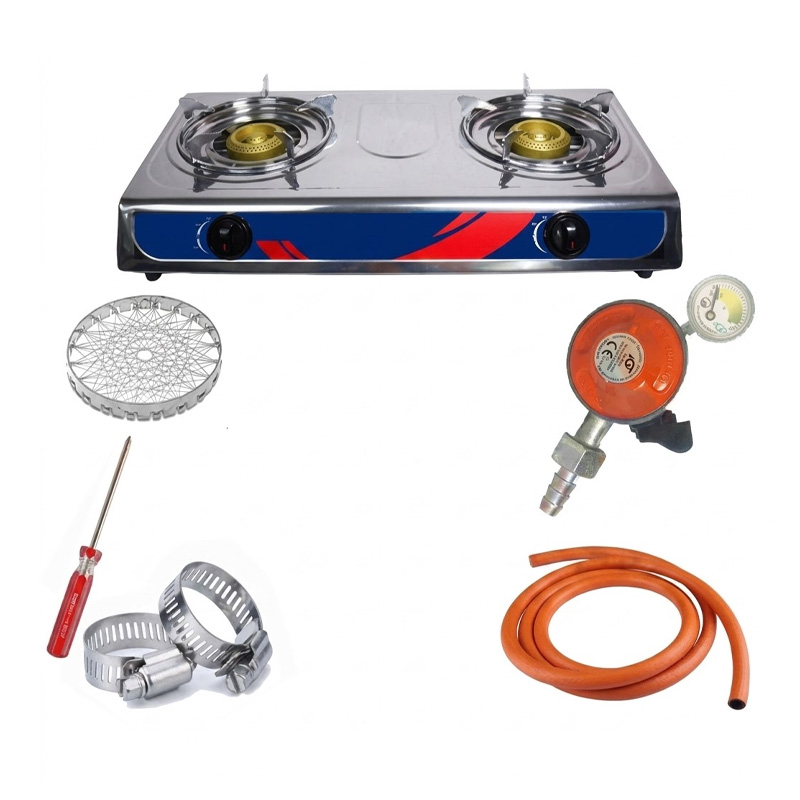 Picture of LPG 22mm Gas Regulator with Meter & 6Ft Hose Pipe (2Pcs Set) – Gasoline