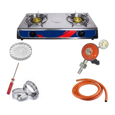 Picture of LPG 22mm Gas Regulator with Meter & 6Ft Hose Pipe (2Pcs Set) – Gasoline