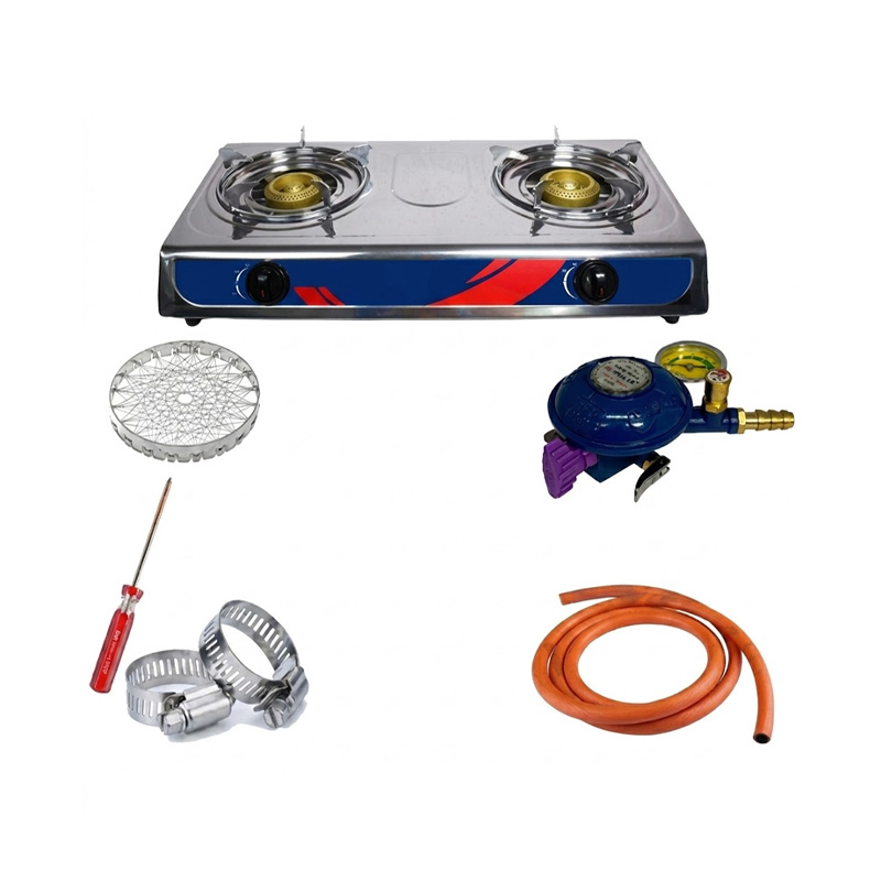 Picture of LPG Gas Safety Device 5 in One Package Low Pressure with 6Ft Safety Pipe, 2 Clamps & Screwdriver for Home Safety – Eurogas