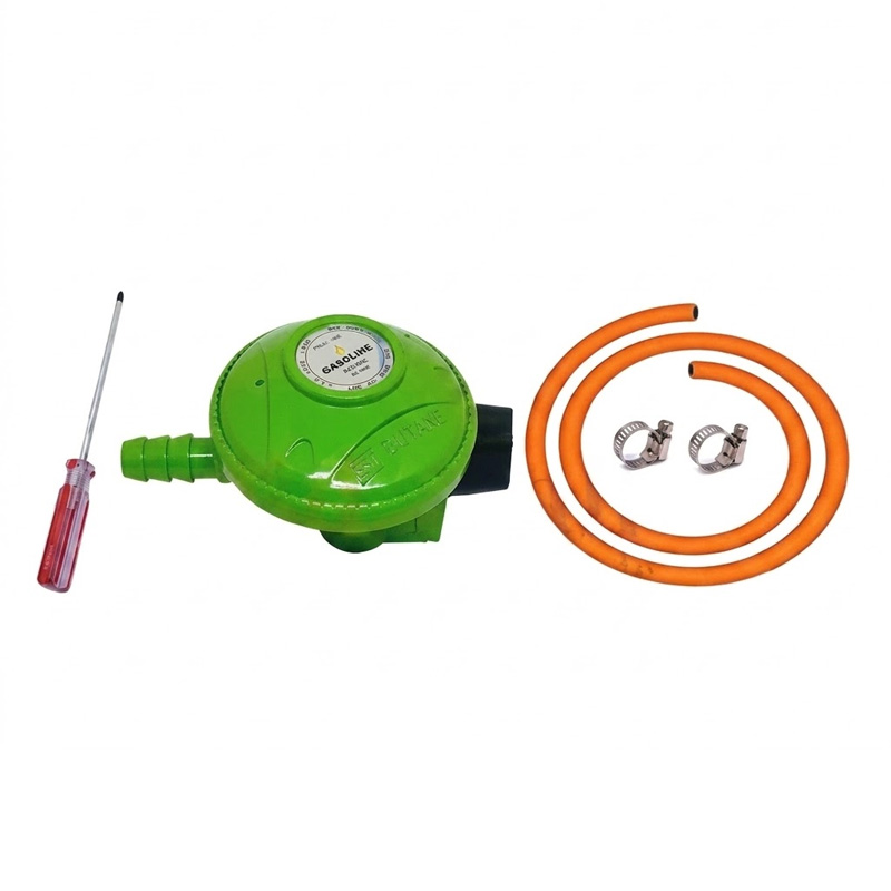 Picture of Low Pressure LPG Gas Regulator Package Includes Accessories & LG Single Burner Stove Made of Virgin Materials Gasoline