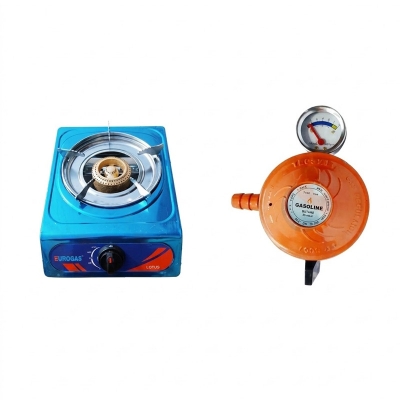 Picture of Original Gas Regulator with Meter for LPG Cylinder 1 Piece Set – Gasoline