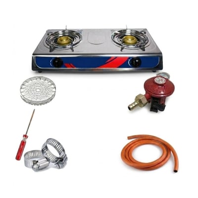 Picture of Gas Safety Sensor Regulator with 6ft Pipe Leak Proof for LPG Cylinder Hot Package Superstar Made in Pakistan