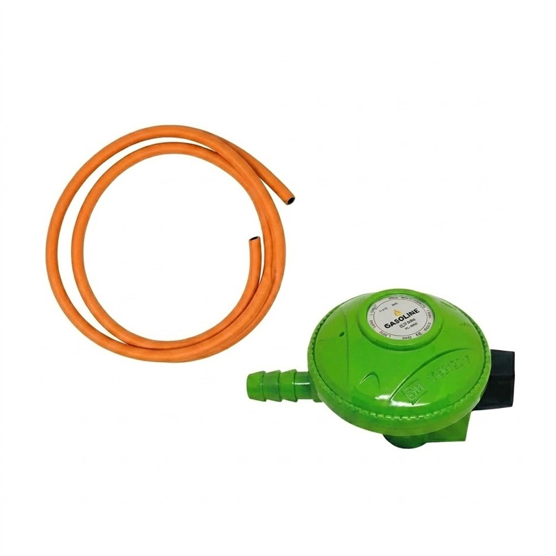 Picture of Low Pressure LPG Gas Regulator Package Includes Accessories & LG Single Burner Stove Made of Virgin Materials Gasoline