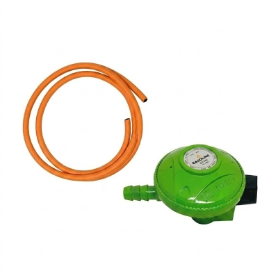 Picture of Low Pressure LPG Gas Regulator Package Includes Accessories & LG Single Burner Stove Made of Virgin Materials Gasoline