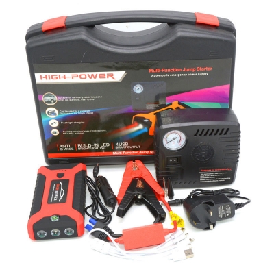 Picture of Car Jump Starter Powerbank Portable Power Bank for Mobile Phone Tablet Auto Jumper Engine Battery Car Emergency Charger 20000mAh