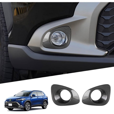 Picture of For Car Toyota Corolla Cross 2022-2023 model Fog light cover carbon