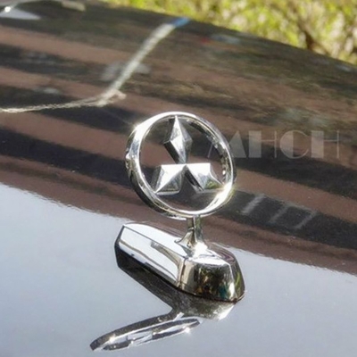 Picture of Car Styling Metal Chromed Emblem Badge Sticker Front Logo Mitsubishi