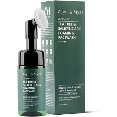 Picture of International Indian Products Zayn & Myza Tea Tree & Salicylic Acid Foaming Face Wash