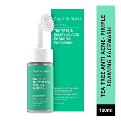 Picture of Indian product Skin care ZM Tea Tree & Salicylic Acid Foaming Face Wash