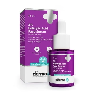 Picture of The Derma Co 2% Salicylic Acid Face Serum for Acne & Acne Marks-30 ml(packaging may vary)
