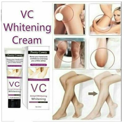 Picture of Pretty cowry VC Underarm Whitening Cream for Bikini Elbow Armpit Knee Dark Area Lightening-50gm