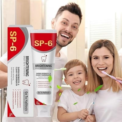 Picture of SP-6 Ultra+ Whitening Plant Components Toothpaste