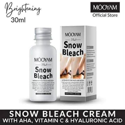 Picture of MOOYAM Snow Bleach Cream Private Part Underarm Whitening Lotion Skin Dark Spot Body Bikini Area Cream-30ml new