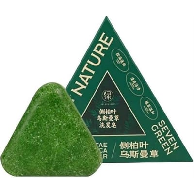 Picture of Seven Nature Herbal Shampoo Bar – Natural Organic Plant-Based Formula, Calms Scalp & Strengthens Hair for Men and Women 120gm