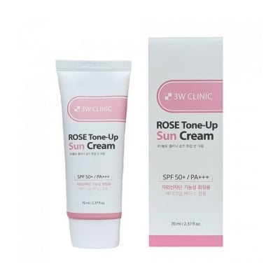 Picture of 3w Clinic Rose Tone-Up Sun Cream Spf 50+ PA+++