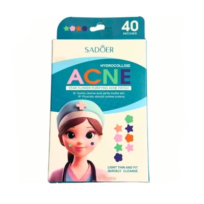 Picture of SADOER Hydrocolloid Acne Pimple Patch (Pack of 40pcs) - Acne Care, Acne Patch, Pimple Patch