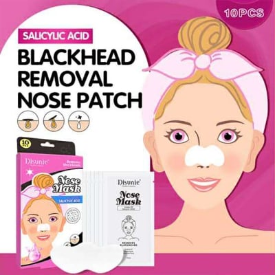 Picture of Disunie Purifying Nose Mask Pore Strips Deep Cleansing Blackhead Remover Strips 10 Count Strips