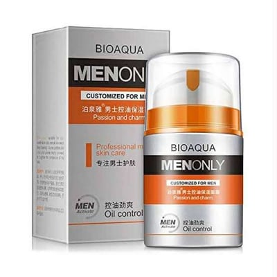Picture of Bioaqua Men Only For Men's Day Creams Moisturizing Face Cream Deep Hydrating Anti Aging Wrinkle Whitening Skin Care Ointment-50gm