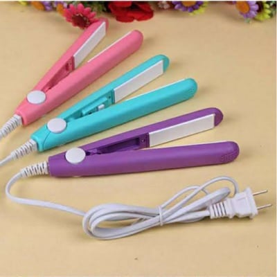 Picture of Mini Hair Flat Iron Ceramic Plate Hair Straightener