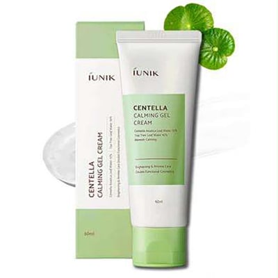 Picture of IUNIK Centella Calming Gel Cream 60ml – Lightweight Moisturizer for Sensitive, Acne-Prone, and Oily Skin