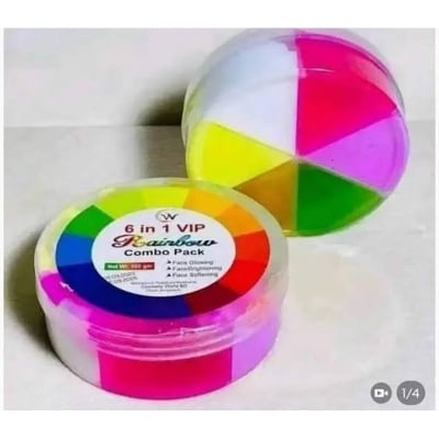 Picture of 6 in 1 Vip Rainbow Combo Face Pack 500 gm