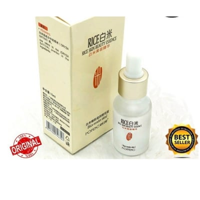 Picture of ROREC White Rice Serum Reduces Wrinkles and Lighten Dark Spots Pore Minimizer Anti- Aging Face Moisturizer Skin Lightening - 15ml