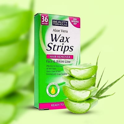 Picture of Aloe Vera Wax Strips Hair Remover 36 Strips