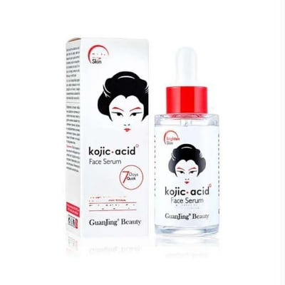 Picture of Guanjing Beauty Kojic Acid Face Serum 40ml - Anti Wrinkle Nourishing Quick Whitening Firming Kojic Acid Niacinamide Facial Serum
