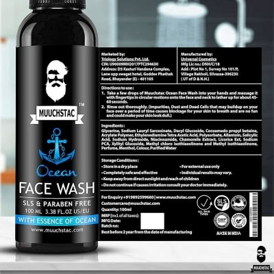 Picture of Muchtac Face Wash With Essecnce Of Ocean 100ml
