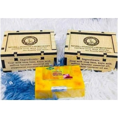 Picture of Premium Saffron Goat Milk Soap 100g