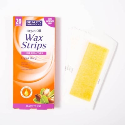 Picture of Argan Oil Wax Strips for Hair 20 Pcs
