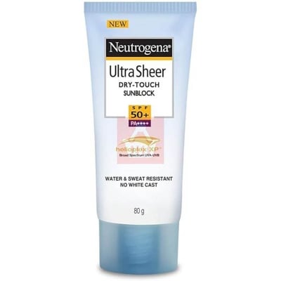 Picture of Neutrogena Ultra sheer Sunscreen, SPF 50+, Ultra light, for Oily and Dry skin, 118ml