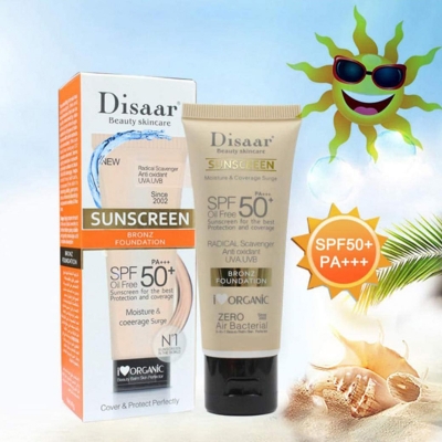 Picture of Disar Beauty Sunscreen Bronz Foudation SPF 50+ PA+++ - 40gm Sunscreen Bronz Foudation SPF 50+ PA+++ - 40gm