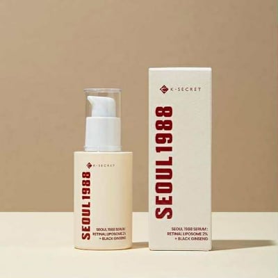 Picture of KSECRET SEOUL 1988 Serum Retinal Liposome 2% + Black Ginseng 30ml - K secret seoul Retinal Face Serum