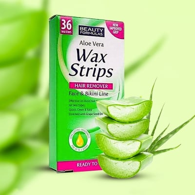 Picture of Aloe Vera Wax Strips Hair Remover 36 Strips