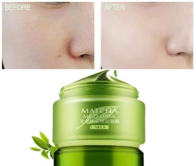 Picture of LAIKOU Matcha Mud Mask Facial Mask Cream Whitening- 85gm