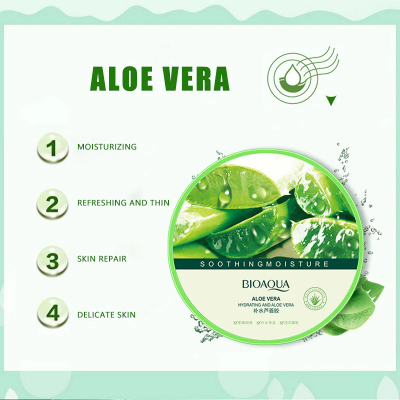 Picture of Bioaqua Smoothing And Moisture Aloe Vera Gel - 300gm