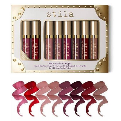 Picture of Stila Star-Studded Eight 8 Color Matte liquid Lipstick Set Lip Gloss