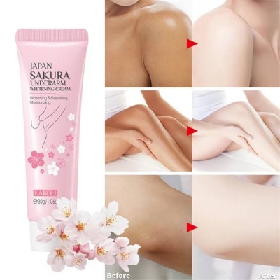 Picture of LAIKOU Japan Sakura Underarm Whitening Cream -30gm