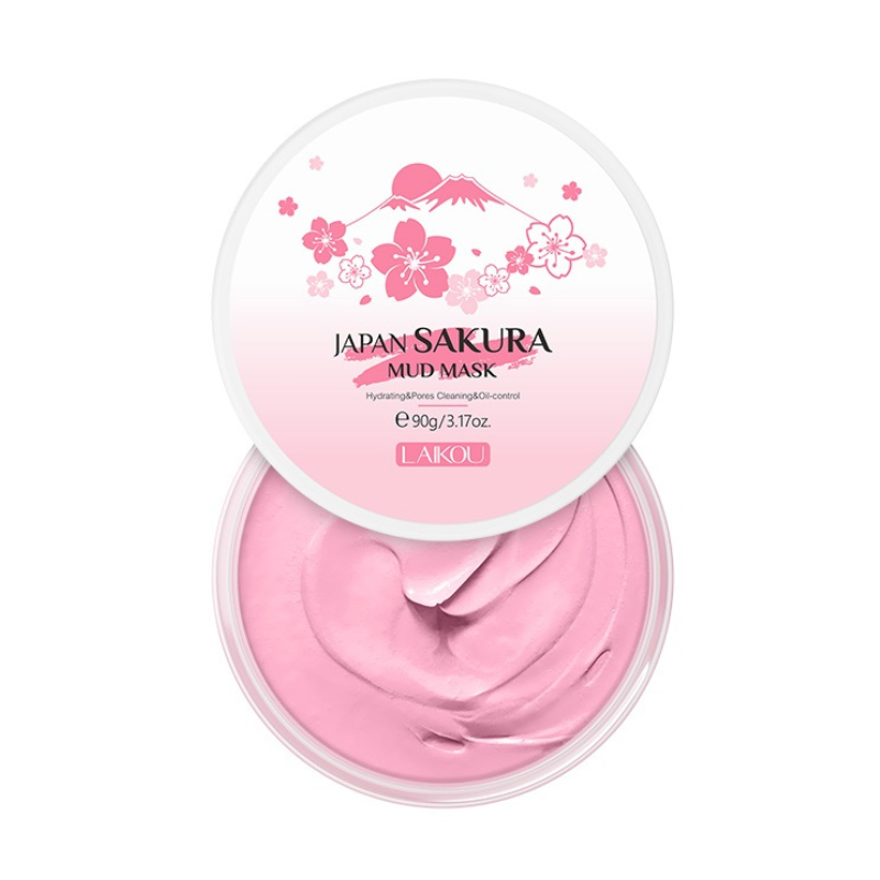 Picture of LAIKOU Japan Sakura Beauty Set Brighten Skin Tone Deep Nourishing Whitening Cherry Blossom Skin Care Beauty Set-7pcs