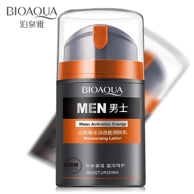 Picture of Bioaqua Men Only For Men's Day Creams Moisturizing Face Cream Deep Hydrating Anti Aging Wrinkle Whitening Skin Care Ointment-50gm