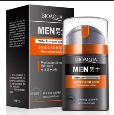 Picture of Bioaqua Men Only For Men's Day Creams Moisturizing Face Cream Deep Hydrating Anti Aging Wrinkle Whitening Skin Care Ointment-50gm