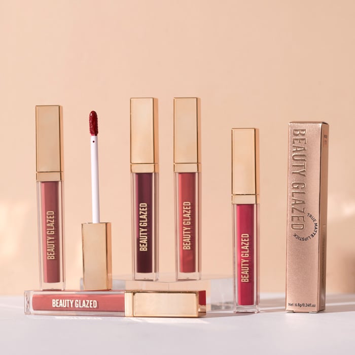 Picture of BEAUTY GLAZED Velvet soft Mist True Matte Lipstick-#113 - Crimson