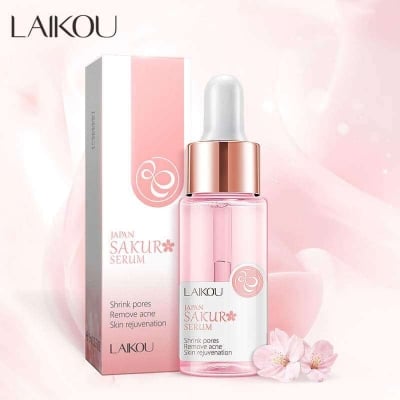 Picture of LAIKOU Sakura Face Serum /Moisturizer Cream /Eye Mask /Sleeping Mask / Eye Cream/Mud Mask /Brightening Reduce Spots Wrinkles [COMBO]-6pcs