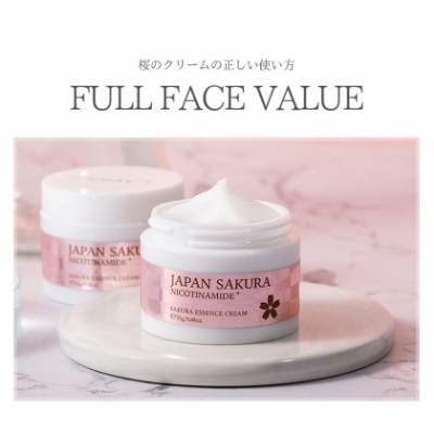 Picture of LAIKOU Japan Sakura Brightening Set (Sakura Sunscreen/Serum/ Eye Cream/ / Cream) Skin Care Set 4pcs